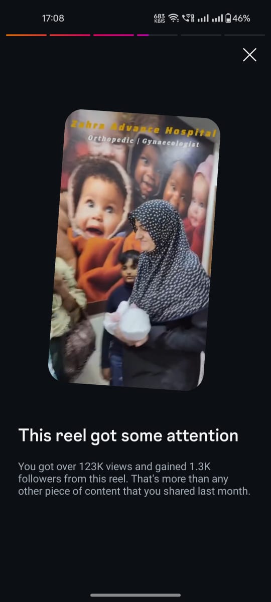 Dr Zainab Nayani â€” 123K views from a single reel